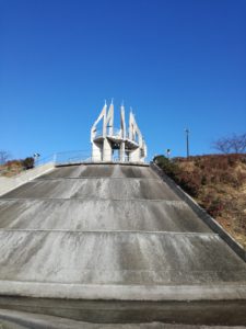熊本県葦北町の御立岬公園の展望台