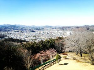 小川町を一望できる仙元山見晴らしの丘公園