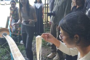 野菜の収穫&流しそうめんと麻婆ナスのランチを楽しむイベントを開催しました！