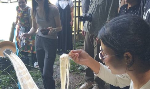 野菜の収穫&流しそうめんと麻婆ナスのランチを楽しむイベントを開催しました！